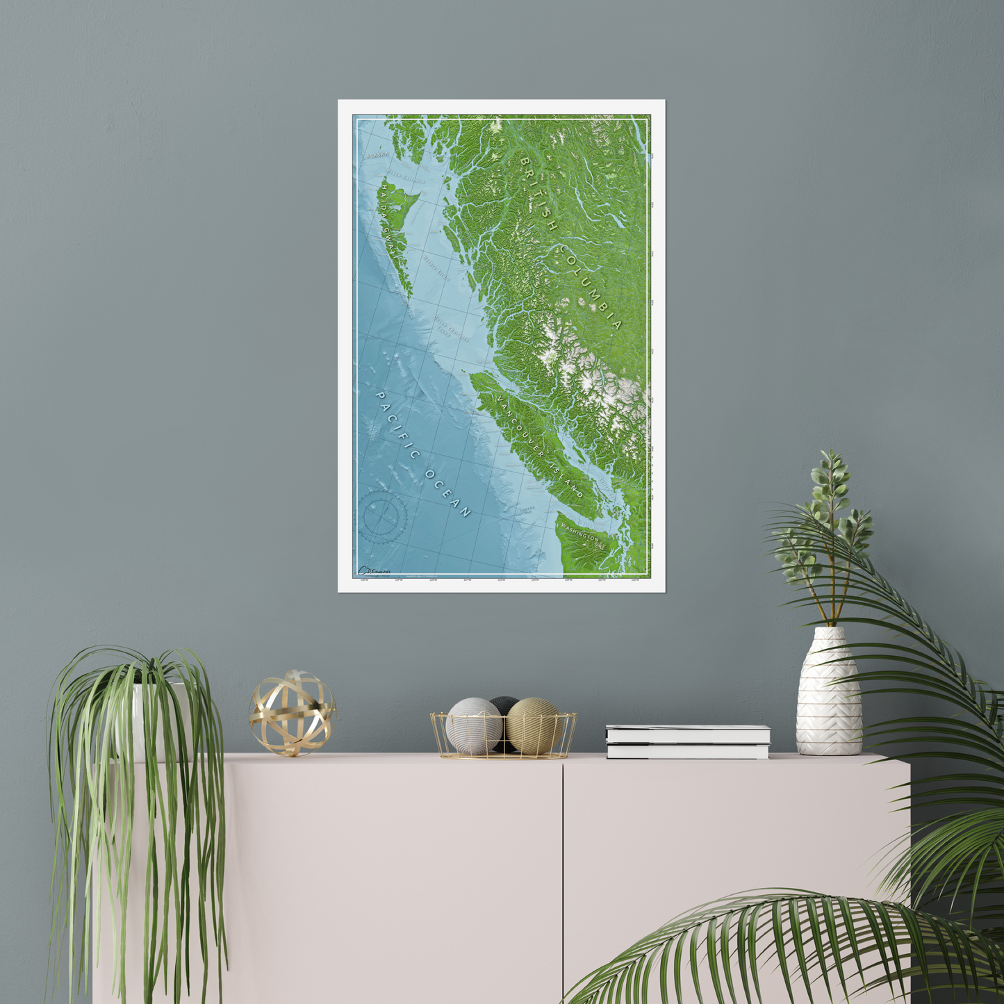 Map of British Columbia