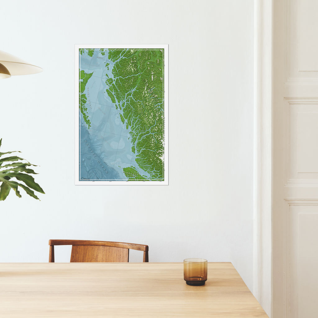 Map of the Great Bear Rainforest