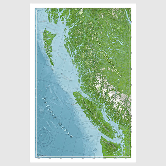 Map of British Columbia