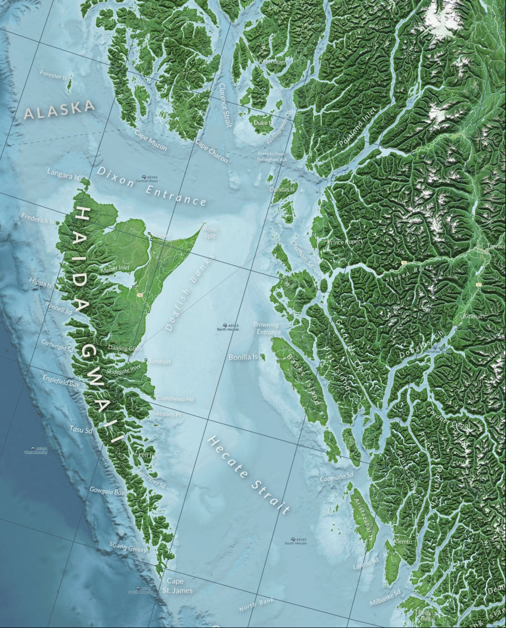 Map of British Columbia - Mark 2