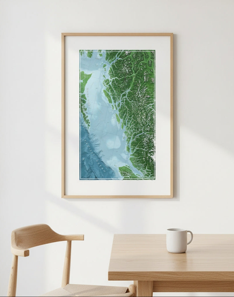 Map of the Great Bear Rainforest - Mark 2