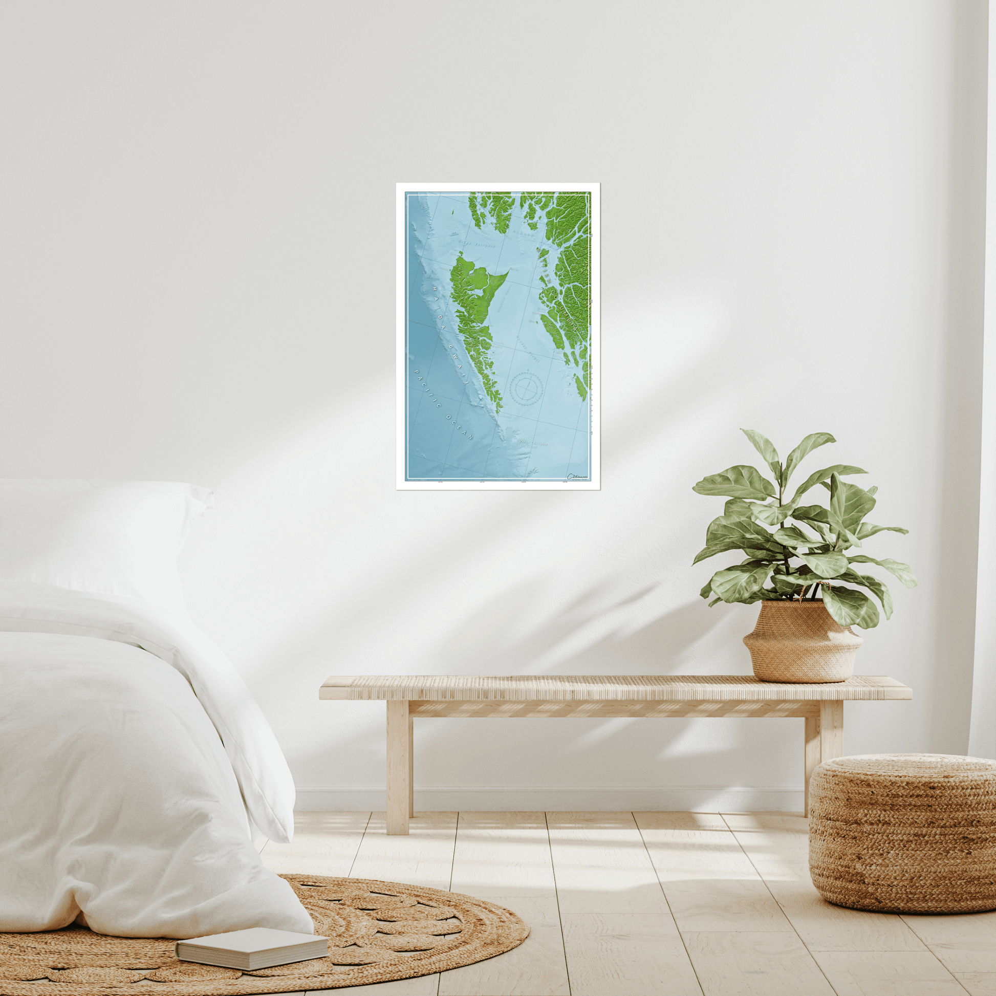 Map of Haida Gwaii - www.cdedwards.com