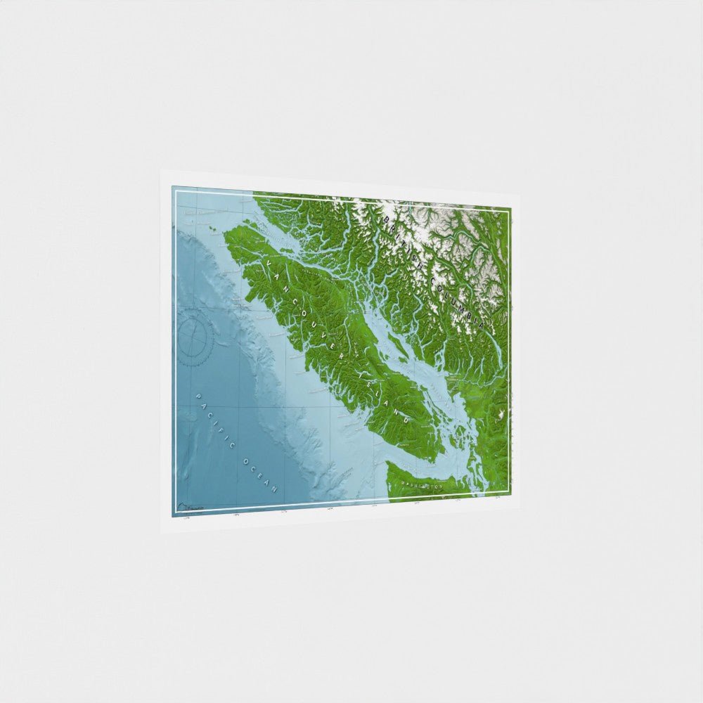Map of Vancouver Island - www.cdedwards.com