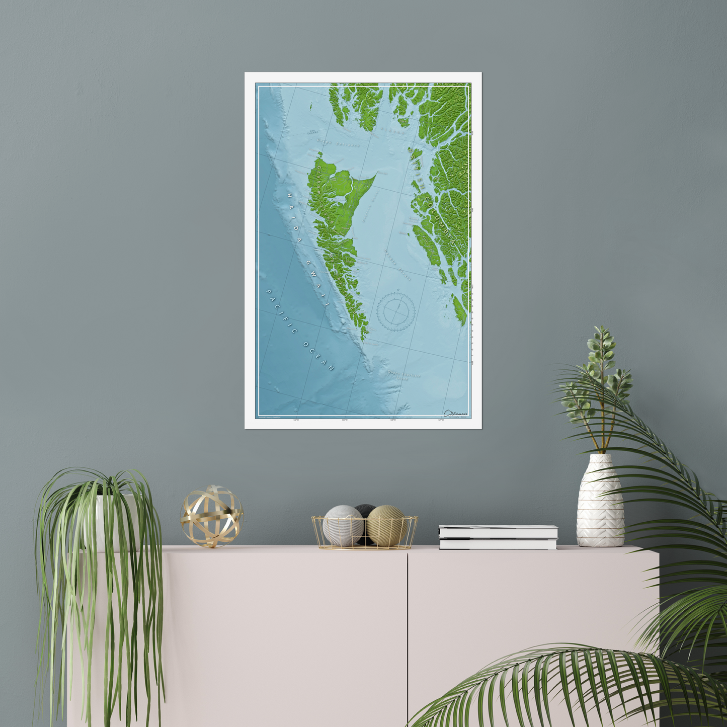 Map of Haida Gwaii